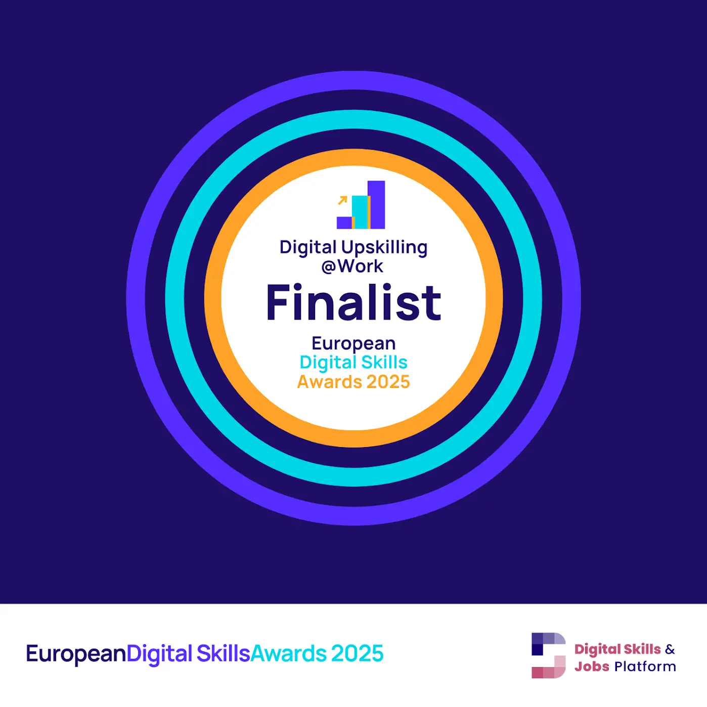 European Digital Skills Awards badge 2025