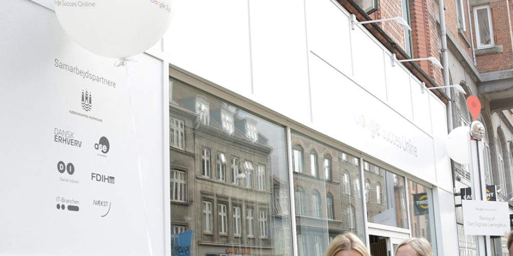 Det digitale læringshus billede med Google logo